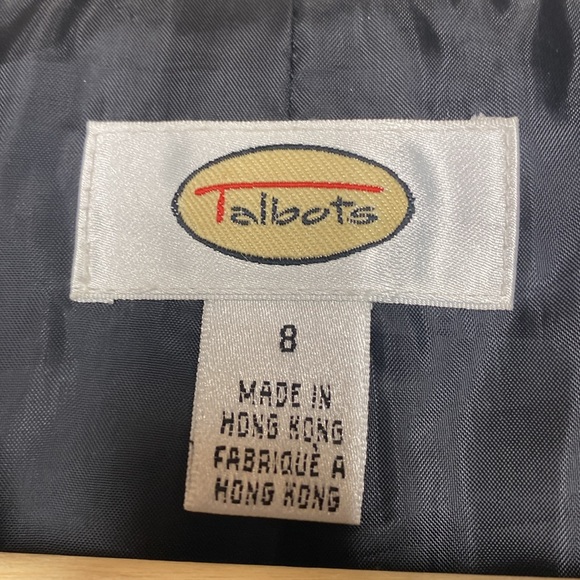 Talbots Wool Pea Coat Size 8 - Picture 5 of 8